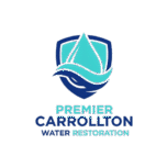 premier carrollton water restoration logo